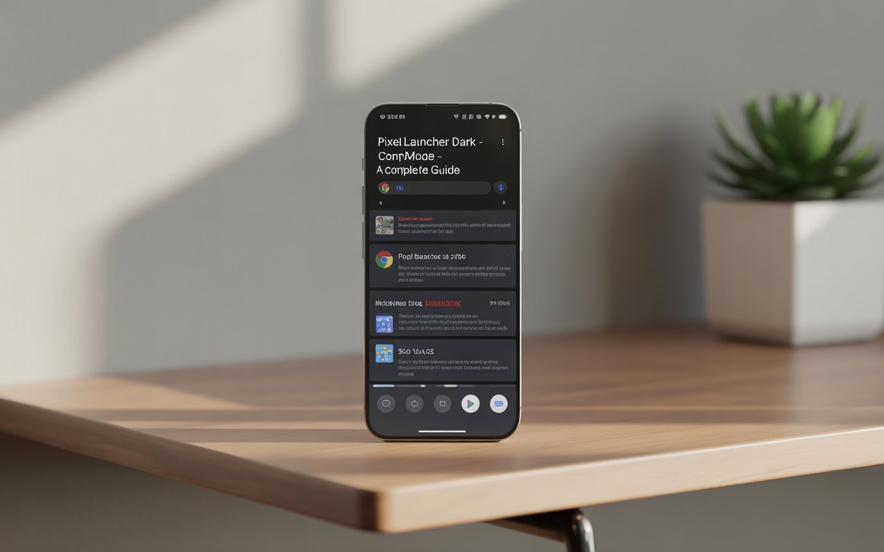 Pixel Launcher Dark Mode